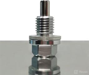 img 3 attached to 🔧 Magnetic Oil Drain Plug: Effective Sump Drain Nut & Bolt (M14XP1.5, Silver)