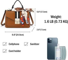 img 2 attached to 👜 Scarleton H206502 Handle Satchel Handbag - Women's Handbags & Wallets - Totes