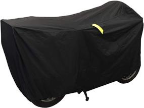 img 3 attached to 🏍️ Badass Moto Extreme Motorcycle Cover - Unmatched Waterproof Outdoor Storage. 12-Stage Commercial Grade Shielding to Maintain Your Bike's 100% Dryness, Cleanliness, and Security. Spacious 97”L x 57”H - Ideal for Harley Cruisers and Metrics