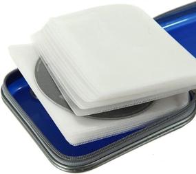 img 2 attached to 🔵 ZYHW Auto Car CD VCD DVD Organizer: Compact Square Case Storage Holder in Blue