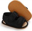 closed-toe anti-slip summer outdoor baby boys sandals infant toddler first walker shoes logo