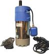 1.5hp submersible high pressure sump pump for irrigation with 113' head, 49psi, 24gpm, thermal protector, and copper winding - schraiberpump logo