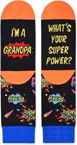 img 2 attached to Funny Saying Socks For Mom, Dad, Grandpa, Grandma - SOCKFUN Unisex Collection