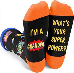 img 4 attached to Funny Saying Socks For Mom, Dad, Grandpa, Grandma - SOCKFUN Unisex Collection