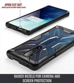 img 2 attached to Гибридный защитный бампер военного класса для OnePlus 7T Pro/7 Pro - серия Poetic Affinity
