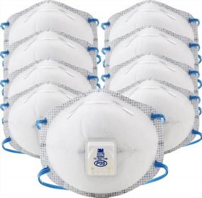 img 2 attached to Stay Safe In Hot And Humid Environments With 3M Particulate Respirator 8576 - Pack Of 10 With P95 Protection And Carbon Filter