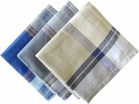 img 1 attached to 🧣 S4S Cotton Premium Collection: Elevate Your Style with Sophisticated Men's Handkerchiefs