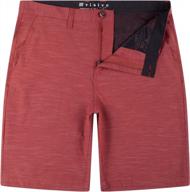 stay cool and comfortable with visive men's premium quick dry hybrid board shorts/walk shorts in sizes 30-44 logo