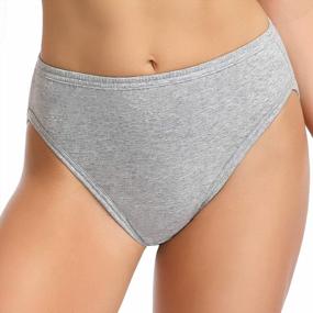 img 3 attached to Comfortable & Breathable: Wingslove 3 Pack High Cut Panties For Plus Size Women
