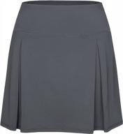 stay comfortable and stylish: camelsports women's high-waisted athletic skirt for tennis, golf, running, and more! logo