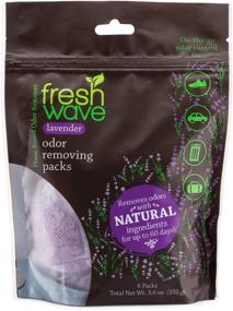 img 1 attached to 🌿 Fresh Wave Lavender Odor Eliminating & Deodorizing Packs - Bag of 6 & Fresh Pod Case - Safer Odor Relief for Small Spaces - Natural Plant-Based Odor Eliminator - Home Odor Absorbers for Better SEO