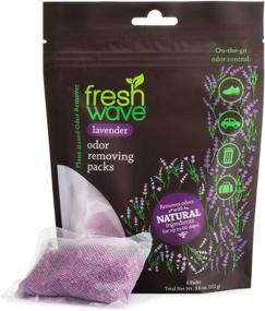 img 2 attached to 🌿 Fresh Wave Lavender Odor Eliminating & Deodorizing Packs - Bag of 6 & Fresh Pod Case - Safer Odor Relief for Small Spaces - Natural Plant-Based Odor Eliminator - Home Odor Absorbers for Better SEO