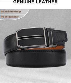 img 2 attached to Bulliant Click Ratchet Genuine Leather Men's Accessories good for Belts