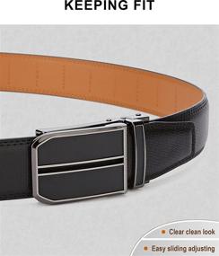 img 3 attached to Bulliant Click Ratchet Genuine Leather Men's Accessories good for Belts