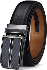 img 4 attached to Bulliant Click Ratchet Genuine Leather Men's Accessories good for Belts