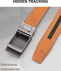 img 1 attached to Bulliant Click Ratchet Genuine Leather Men's Accessories good for Belts
