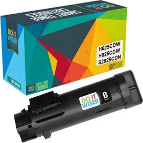 img 4 attached to Do it Wiser High Yield Laser Cartridge 593-BBOW Replacement for Dell H625cdw H825cdw S2825cdn Printer - Black Toner Cartridge