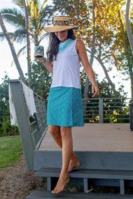 img 1 attached to RipSkirt Hawaii Cover Up Multitasks Perfect Women's Clothing : Swimsuits & Cover Ups