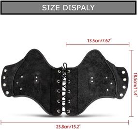 img 2 attached to 🔥 PSLER Universal Leather Side Saddle Heat Shield Deflector: Ultimate Motorcycle Rider Heat Protection for Touring Sportster Yamaha Suzuki Kawasaki