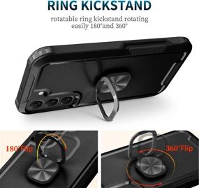 img 1 attached to Petocase Shockproof Kickstand 360°Ring Silicone Car Electronics & Accessories for Car Electronics Accessories