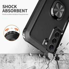 img 3 attached to Petocase Shockproof Kickstand 360°Ring Silicone Car Electronics & Accessories for Car Electronics Accessories