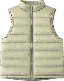 img 4 attached to AIEOE Lightweight Sleeveless Outwear Waistcoat Boys' Clothing ~ Jackets & Coats