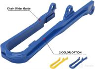 🔵 blue motorcycle chain slider swingarm guide protector for drz400/drz400e/drz400s 2000-2018: durable and efficient shield логотип