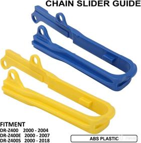 img 3 attached to 🔵 Blue Motorcycle Chain Slider Swingarm Guide Protector for DRZ400/DRZ400E/DRZ400S 2000-2018: Durable and Efficient Shield