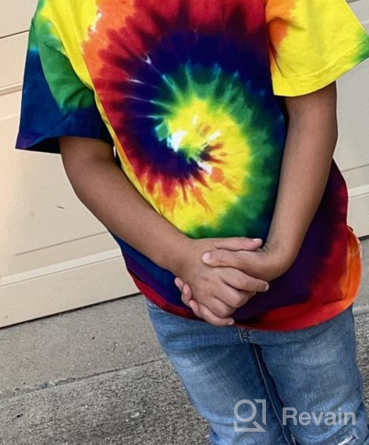 img 1 attached to Vibrant Koloa Colorful Tie Dye T Shirt - S Rainbow Boys' Clothing at Affordable Prices review by David Alvarado