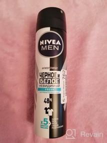 img 11 attached to Nivea Men's Invisible Black and White Fresh Antiperspirant Spray - 150ml