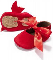 stylish and comfortable mary jane shoes for baby girls - ideal for weddings and first walkers logo