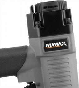 img 2 attached to Lightweight And Ergonomic Pneumatic Brad Nailer - NuMax SBR50 - Reload Indicator And 18-Gauge 2" Straight Brad Gun For Trim, Moulding, Baseboard, Doors, And Handrails