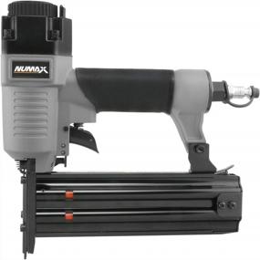 img 3 attached to Lightweight And Ergonomic Pneumatic Brad Nailer - NuMax SBR50 - Reload Indicator And 18-Gauge 2" Straight Brad Gun For Trim, Moulding, Baseboard, Doors, And Handrails