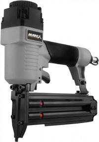 img 4 attached to Lightweight And Ergonomic Pneumatic Brad Nailer - NuMax SBR50 - Reload Indicator And 18-Gauge 2" Straight Brad Gun For Trim, Moulding, Baseboard, Doors, And Handrails