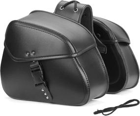 img 4 attached to Kemimoto Saddlebags Motorcycle Compatible Sportster