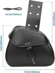 img 3 attached to Kemimoto Saddlebags Motorcycle Compatible Sportster