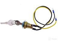 🔑 jeenda ignition switch 8n3679c: compatible with ford tractor 2n, 8n, 9n naa jubilee & john deere tractor 630, 730, 4020 - includes 2 keys - 1939-1964 models logo