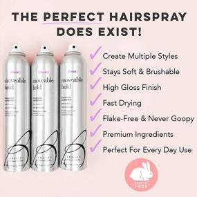img 1 attached to Brocata Maximum Hold Finishing Hairspray (80% VOC), 10Oz Provides Exceptional Shine, Control, And Brilliant Finish For All Hair Styles