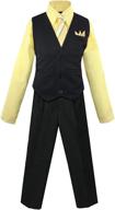 luca gabriel toddler piece pinstripe boys' clothing : suits & sport coats logo