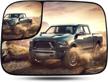 upgrade your dodge ram mirror: left side blind spot mirror replacement with heated convex glass - compatible with 2005-2008 dodge ram 1500, 2500, 3500 - part number 5161011aa logo