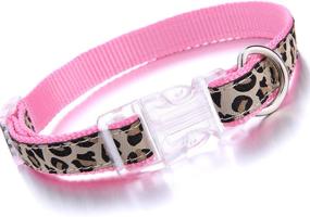 img 1 attached to 🐾 Mile High Life Leopard Dog Collar, Harness, and Leash Set - Perfect Walking Accessory for Your Four-Legged Friend