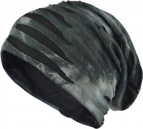 img 4 attached to Stay Cool And Stylish With FORBUSITE'S Men'S Distressed Beanie For Summer