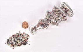 img 4 attached to Large Gemstone Bottles Chip Crystal Healing - Perfect For Reiki & Wicca Stone Collectors!