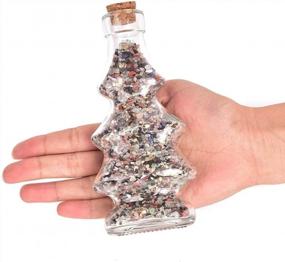 img 1 attached to Большие бутылки с драгоценными камнями Чип Кристалл Исцеление - идеально подходит для коллекционеров камней Рэйки и Викки!