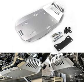 img 4 attached to 🏍️ COPART Silver Motorcycle Skid Plate Engine Guard for BMW R Nine T Scrambler Pure Racer Urban G/S (2014-2021) - Enhanced Protection Replacement