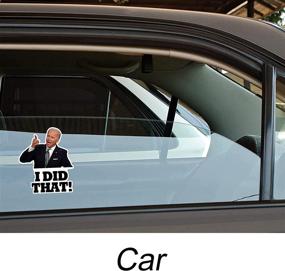 img 2 attached to 🚗 I Did That Biden Car Sticker Decal Collection: 100Pcs of Humorous Bumper Decals for Cars, Bikes, Laptops, and More!