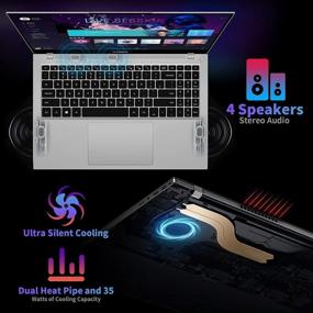 img 1 attached to TECLAST Gaming Laptop, Intel Core i5-8259U, 15.6 Inch FHD Matte IPS Traditional Windows 10 Laptops Computers, 8GB RAM 256GB SSD, Super Silent Cooling, Backlit, Fast Charge, Long Battery Life – Ultimate Gaming Power and Performance