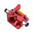 winsinn dual gear extruder, compatible with ender 3 cr10 cr-10 pro cr-10s tornado upgraded aluminum drive feed for 3d printer 1.75mm filament (dual connector) logo