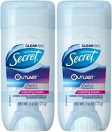 2-pack clear gel anti-perspirant logo