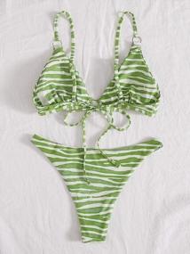 img 3 attached to SOLY HUX Spaghetti Swimwear Купальники